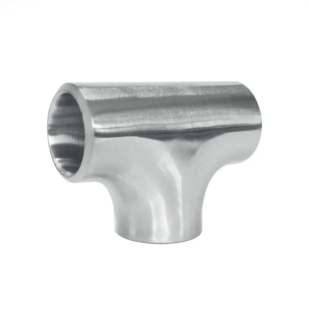 22mm-108mm Pipe OD Butt Thicken 3mm Tee 3 Way Splitter SUS 304 Stainless Steel Sanitary Fitting Spliter Homebrew Beer Wine