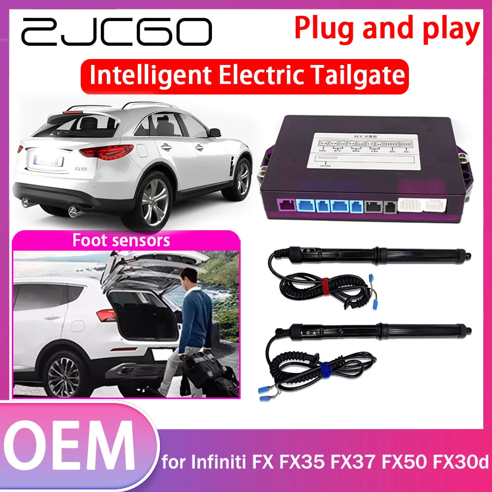 

ZJCGO Electric Tailgate Lift Drive Trunk Opening Tail Gate Lift Soft Close for Infiniti FX FX35 FX37 FX50 FX30d 2009~2013