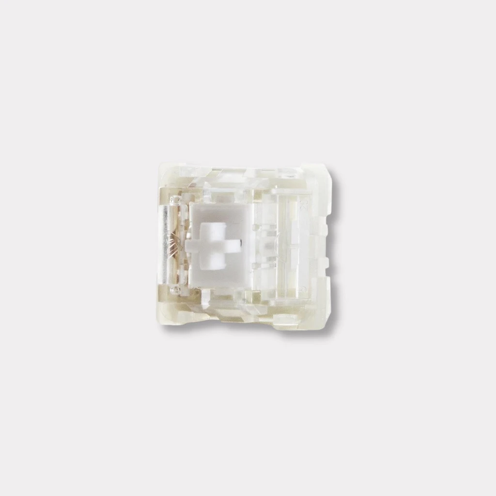 KTT Kang-Joli Linéaire Blanc à 3 Broches pour Clavier Mécanique, Axe POM, Plaqué Or, pour Budget