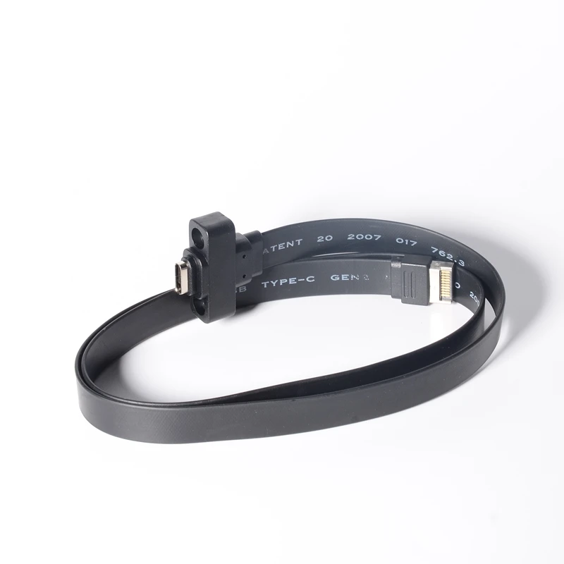 USB 3.1 전면 패널 헤더 E 타입 수 USB-C C 타입 암 마더보드 확장 케이블 커넥터 와이어 코드, 30cm 50cm 80cm