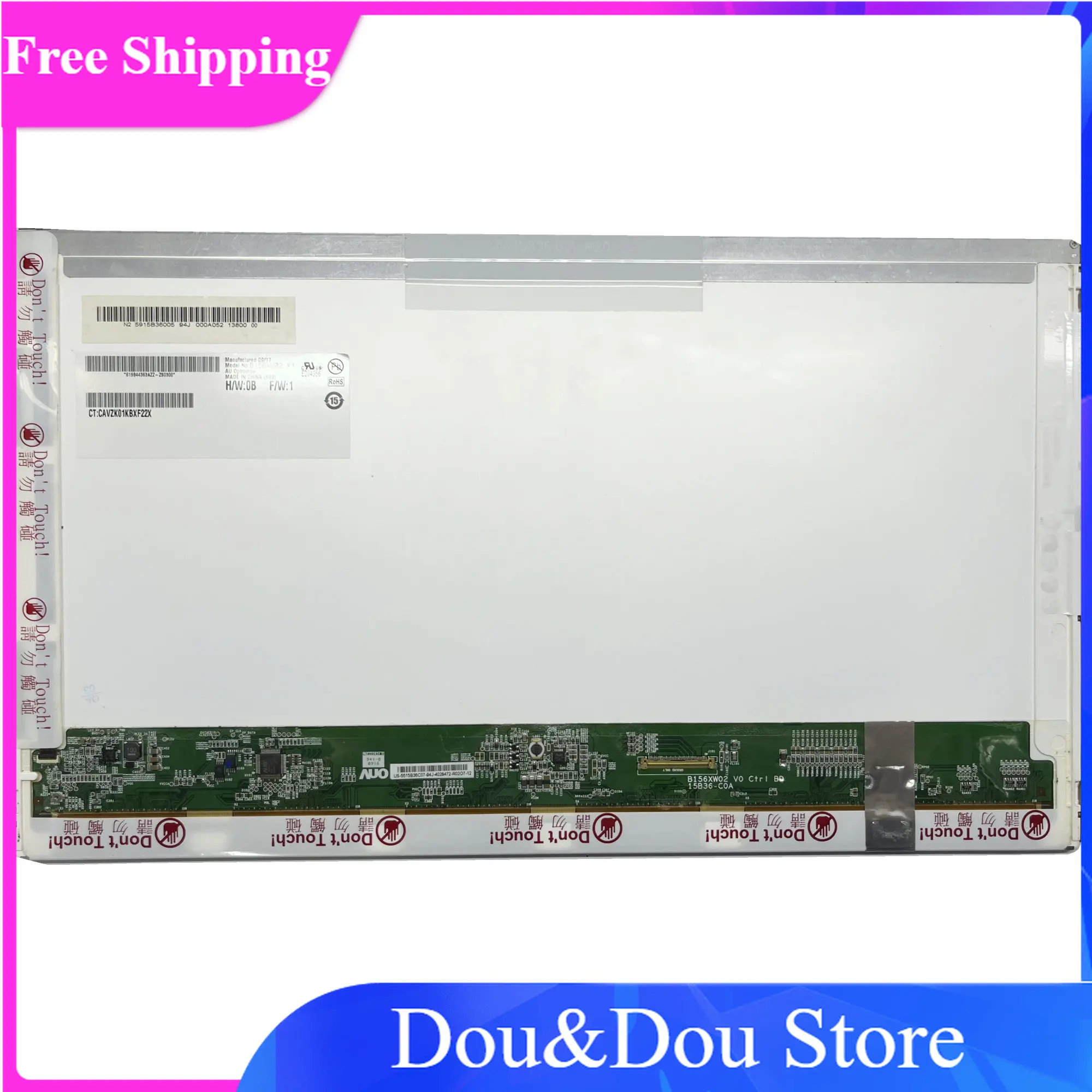 

B156XW02 V.1 15.6'' LCD matrix b156xw02 laptop lcd screen 1366*768 40pin Right Connector v0 N156B6-L04 LTN156AT03 LP156WH2-TLC1