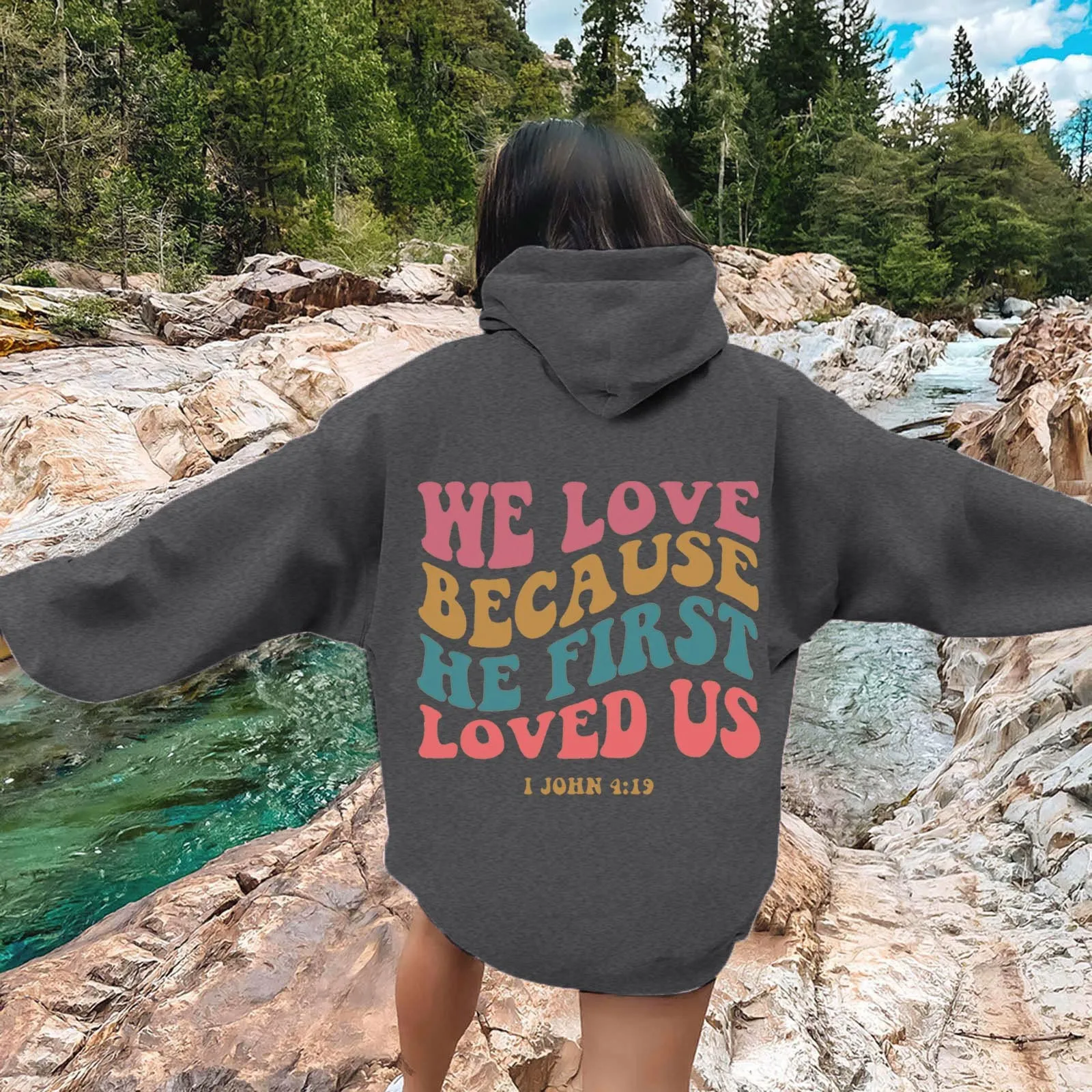 

Aesthetic Christian Hoodie Women Religious Hooded Sweatshirt Retro Bible Verse Pullover Jesus Love Sweater Trendy Faith Hoodies