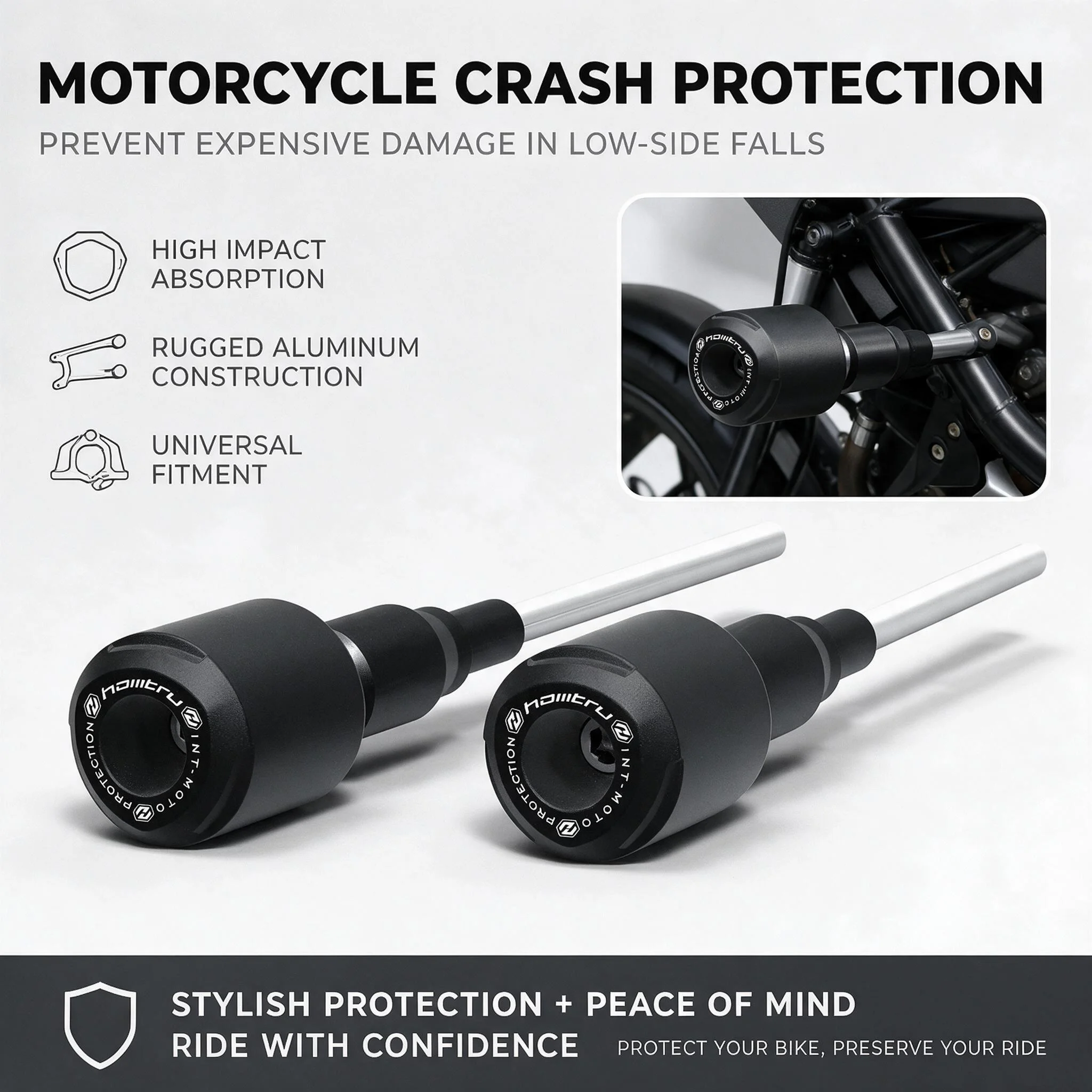 for Ducati Scrambler Street Classic Motorcycle Frame Sliders Crash Protector