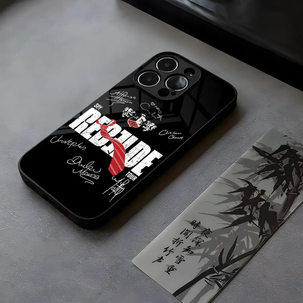 Funda de teléfono Rbd Rebelde de vidrio templado para IPhone 14 15 16 13 12 11 Pro XS Max Plus Mini 16e Coque