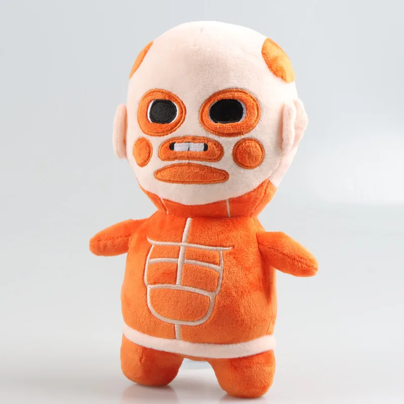 

New Anime Attack On Titan Plush Doll Toy 28CM Cartonon Cute Soft Extra Large Giant Plush Doll Toy Peripheral For Kid Gift