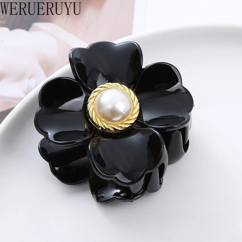

1Pcs Flower Hair Claw Clips for Women Kawaii Hairclips Fashion Korean Elegant Ctach Shark Clamp Hair Accessories Girls Headwear