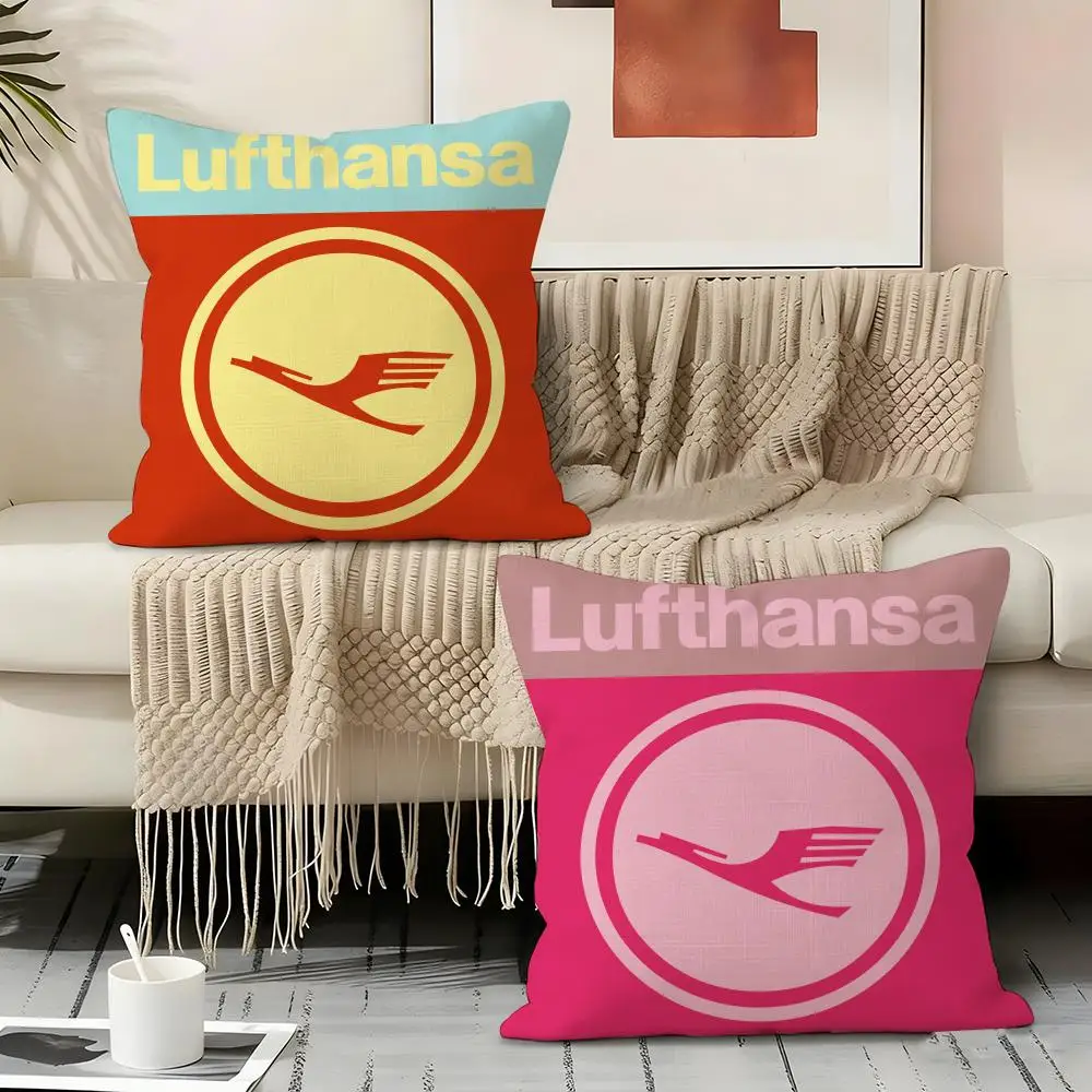 Deutsche L-Lufthansa FASHION Pillow Case Pillowcase, Double-sided Printed, Sofa Cushion, Bedroom Headboard Pillow