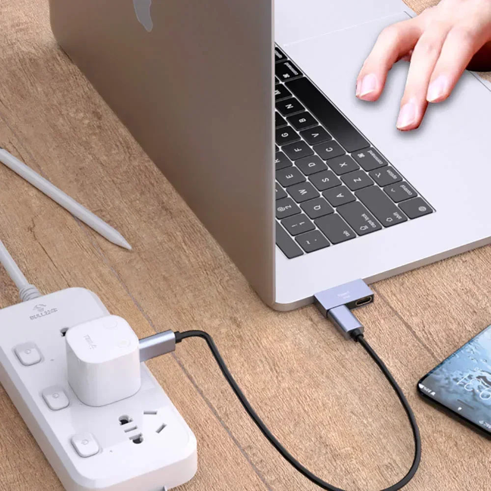 USB C Male\\Dual To Dual USB C\\Type C Female Splitter Convter Adapter Extension Connector For USB C PD Charger Powerbank Laptop