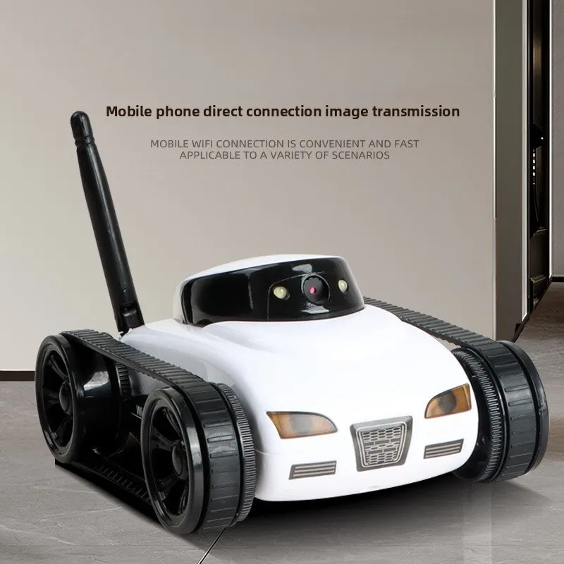wifi mobile phone remote control four-channel real-time transmission camera crawler walking
