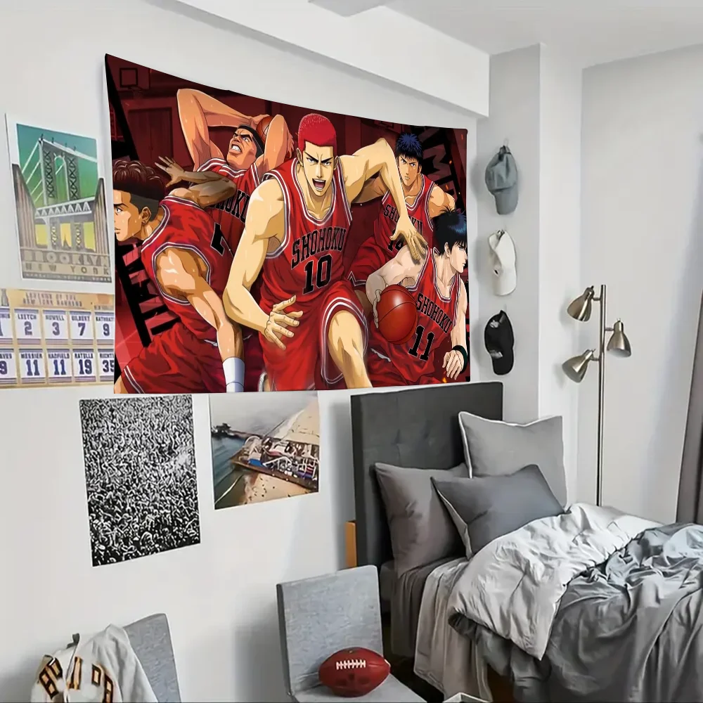 Anime SLAM D-DUNK S-Sakuragi Tapestry Decoration party Background Hanging Cloth Bedroom Tapestry Room Decor Aesthetic