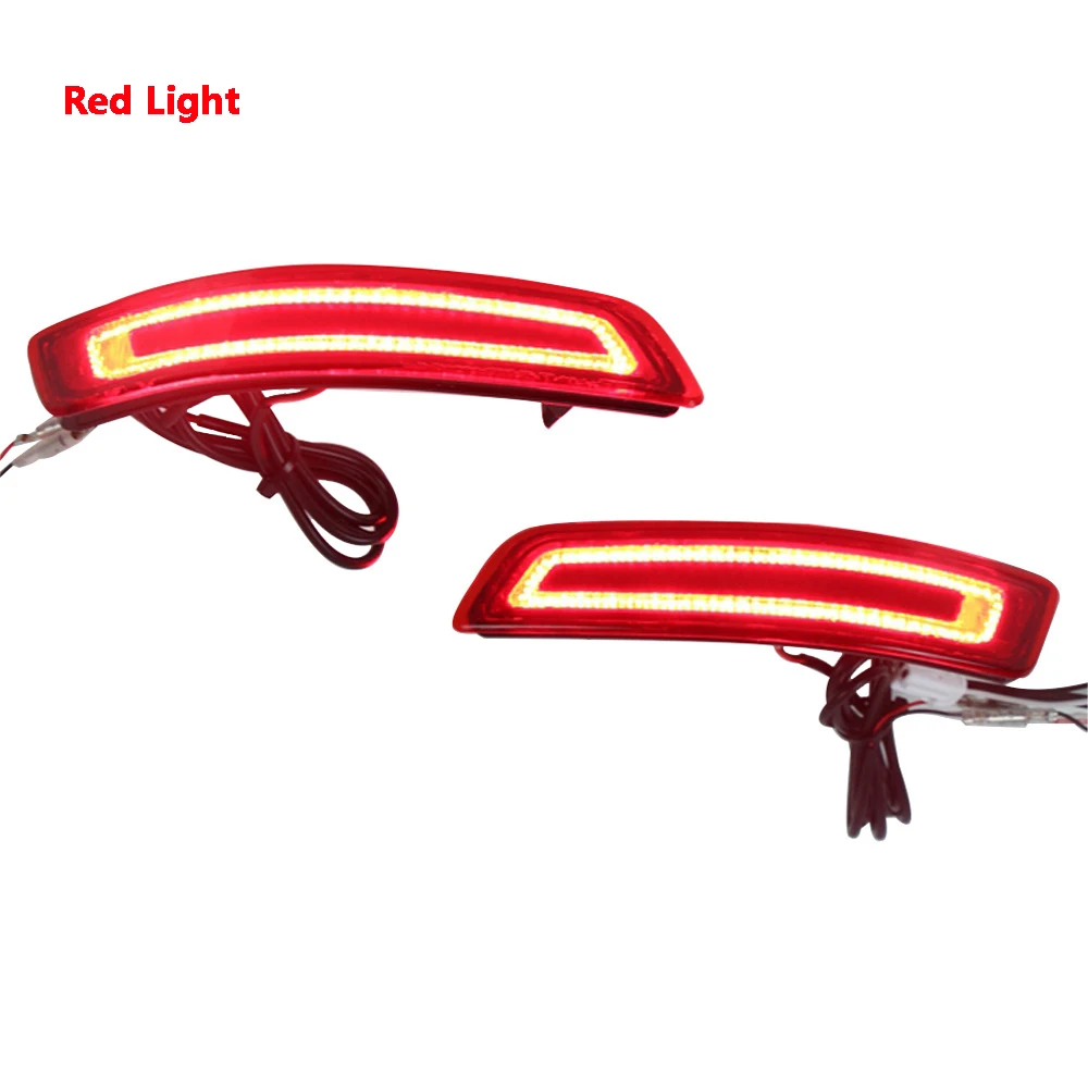 2pcs LED Rear Bumper Reflector Light Brake Fog Tail Lamp Car Accessories For Toyota Corolla Turn Signal Led Lights For Vehicles