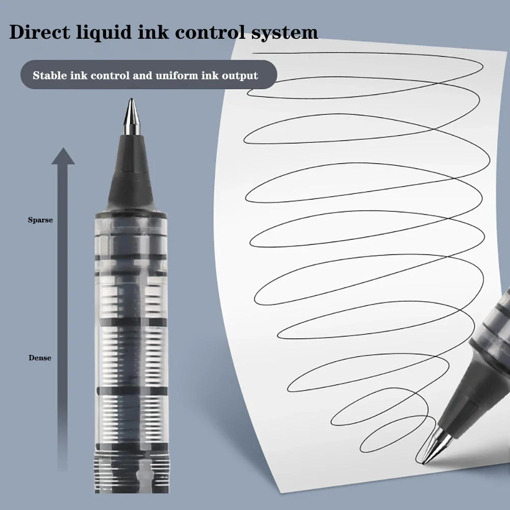 Uni UB-150 Water-Based Gel Pen 0.38/0.5mm Bullet Head Large Capacity Waterproof Signing Pen For Practice Questions, Write, Excer image 3