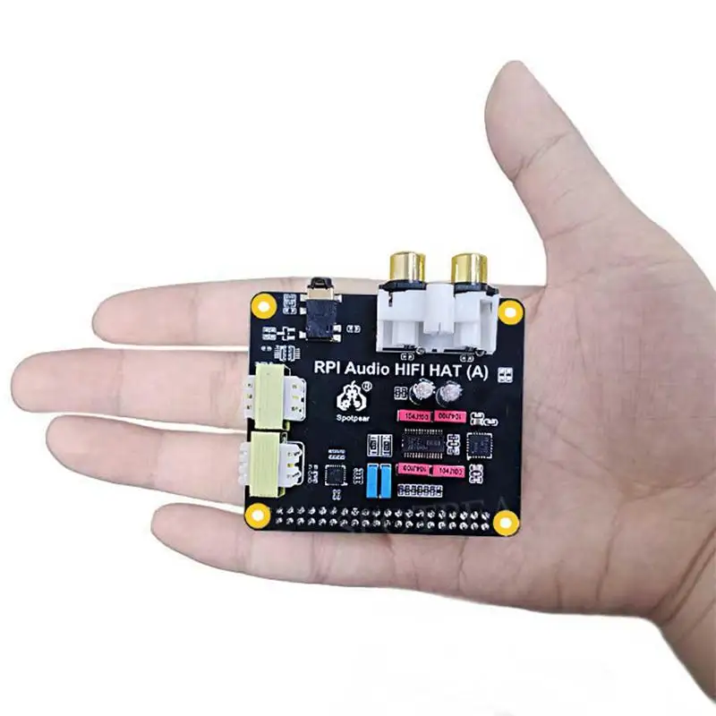 1 Buah Aspberry Pi 5 PCM5122 I2S HIFI Kartu Suara Ekstensi DAC Juga Mendukung PI4/PI3/Zero Seri Penuh