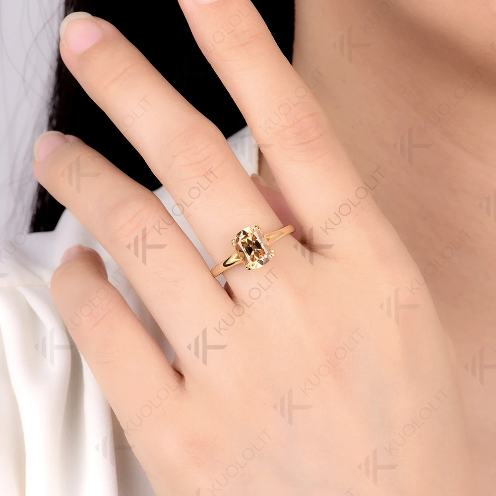 Moissanite Ring - خاتم مويسانيت بلون D ونقاء VVS1