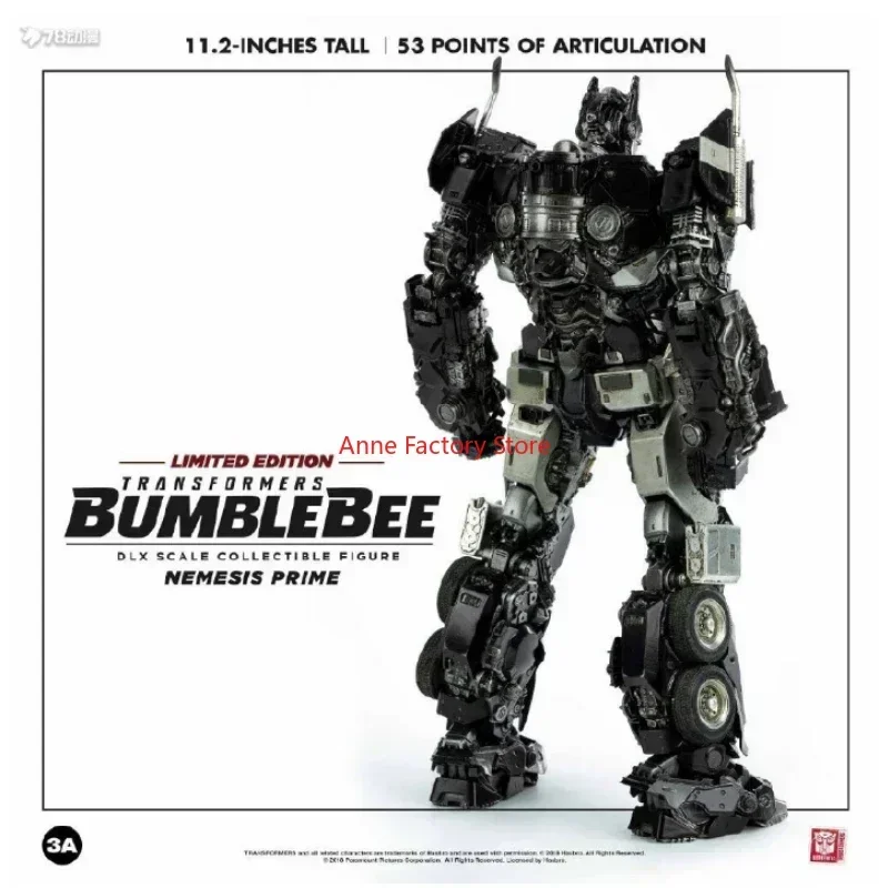 Stock New Original Threezero 3A DLX Transformation Nemesis Prime Limited