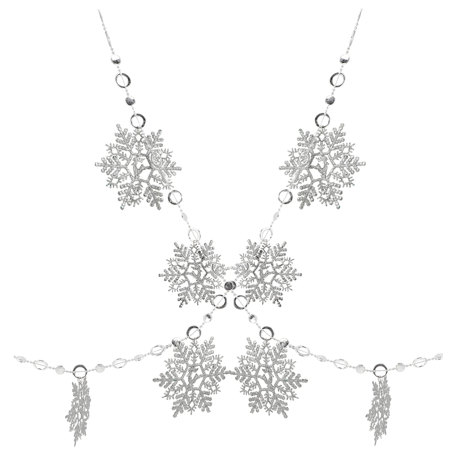 

Snowflake Hanging Decoration Snowflakes Decorations Craft for Tree Ornaments Christmas