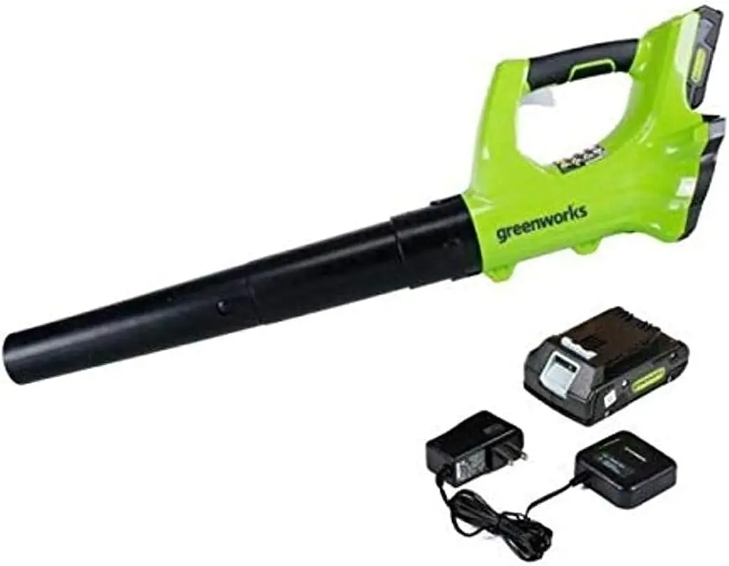 

24V Axial Leaf Blower (100 MPH / 330 CFM), 2Ah Battery and Charger Included