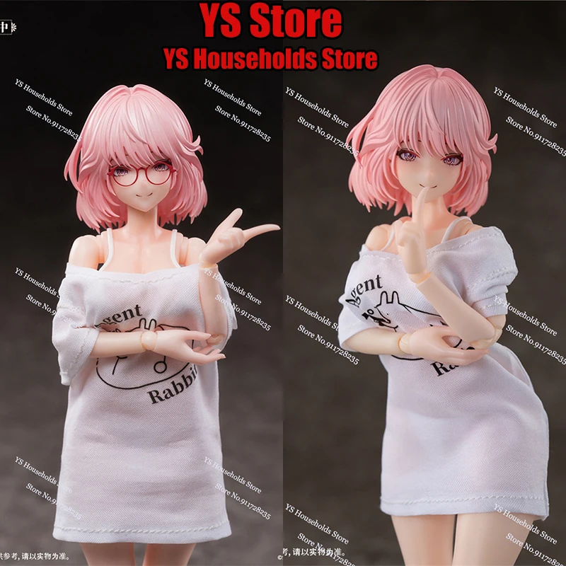 

Ракушка улитки RA-01L в наличии 1/12, фигурка Alieen с розовыми волосами, праздничная одежда для дома, ткань 6 дюймов, милый мобильный костюм, коллекция для девочек