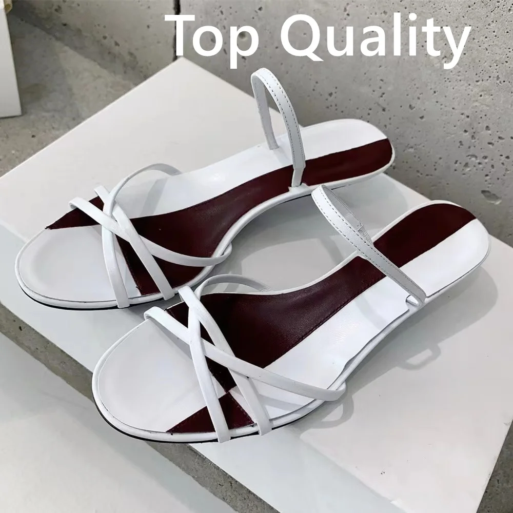 

Summer Women's Leather High Heels Shoe Mixed Color Sandals Split Toe Flip Flops Elegant Wedding Sexy Style