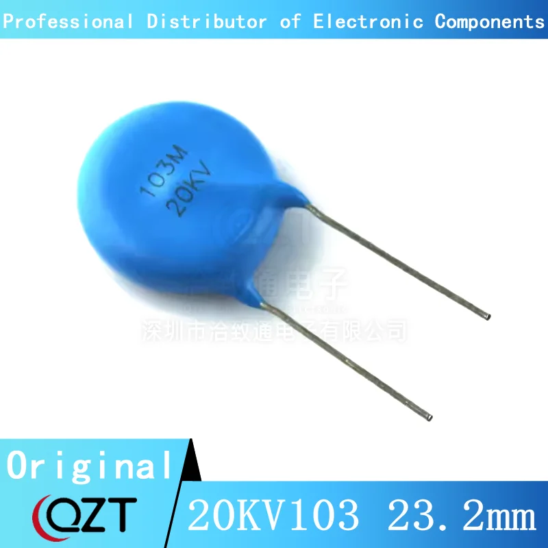 

5pcs/lot-10pcs/lot 20KV103 23.2mm 103 20KV F20KV 103M 103/20KV 10nF 0.01UF 10000pF CT81 High Voltage Ceramic capacitor