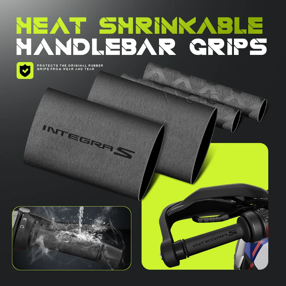 

Motorcycle Heat Shrinkable Handlebar Grips Clutch Brake Lever Cover Grip Glove For Honda Integra 700 750 NC750D NC 750 D