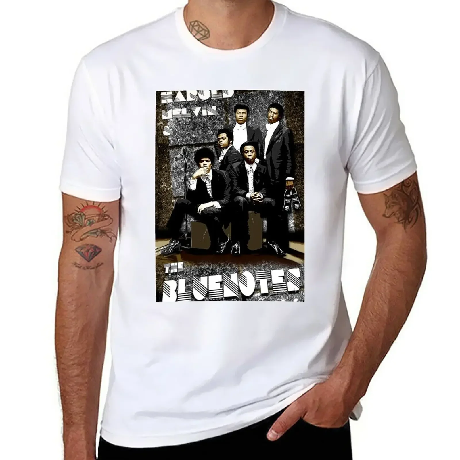 Harold Melvin & The Bluenotes Poster T-Shirt funny t shirts custom t Oversized t-shirt blank men