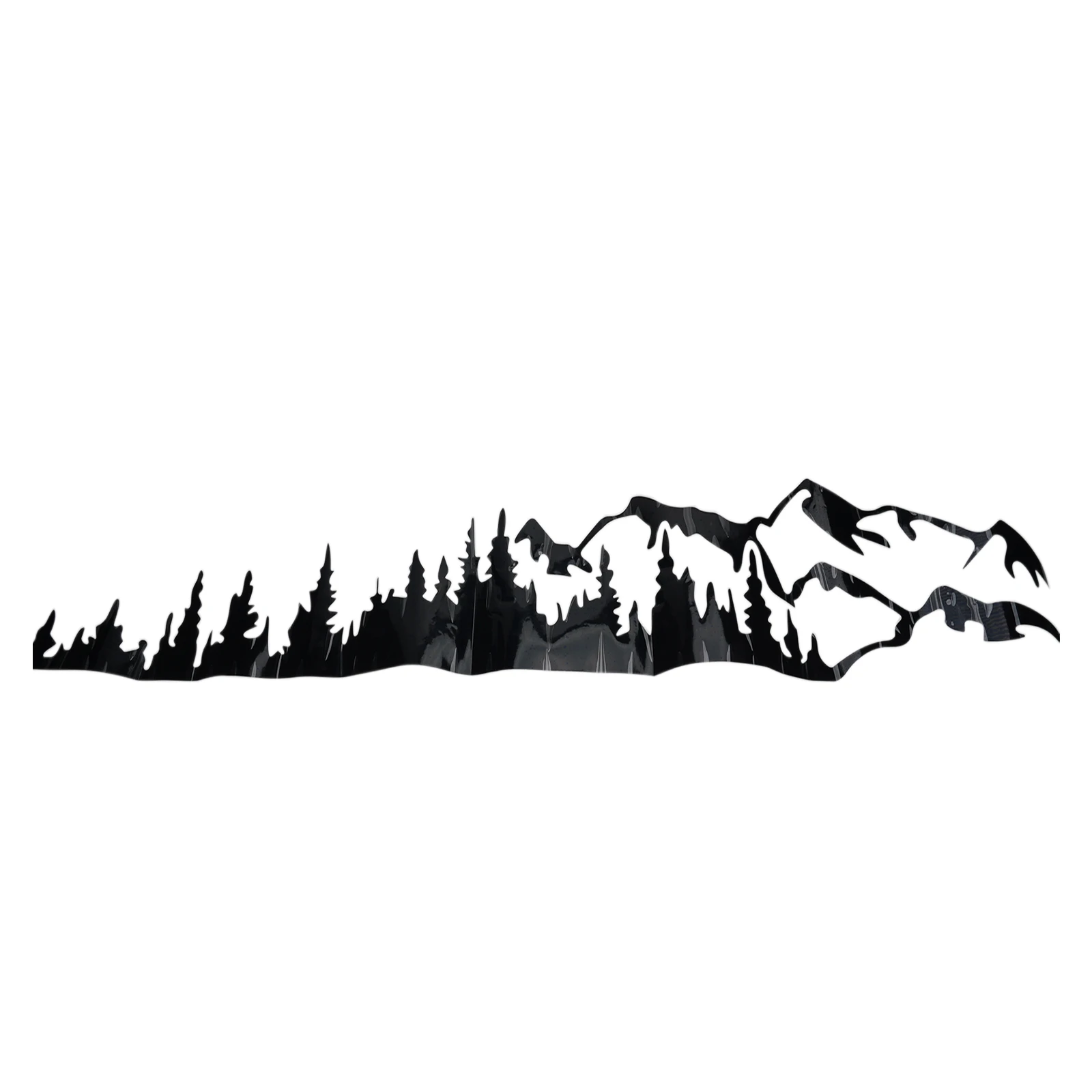 Decal Sticker Car Exterior Accessories 100*17CM for Black For Jeep Left Vinyl High Quality Tree Mountain for forest Vehicle for