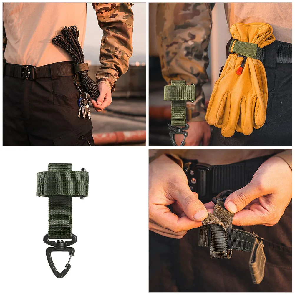 

3pcs Portable Glove Straps Multi-Function Adjustable Oxford Cloth Compact Wear-Resistant Lightweight Storage Hiking Camping