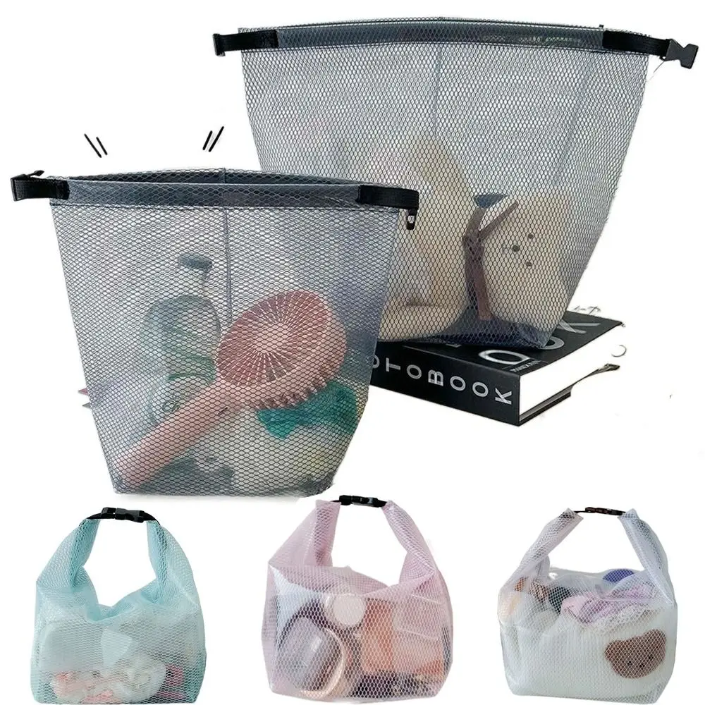 Durable Waterproof Large Clear Tote Bag Handle Large Capacity Makeup Bag Lightweight Easy To Clean Handy Laundry Organizer Work