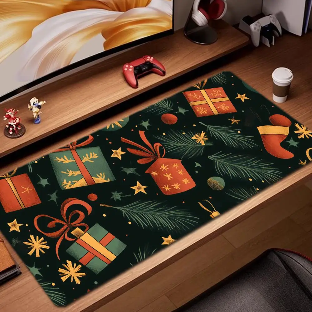 

Christmas gift Mouse Pad Game Accessories keyboard pad XXL large locking edge 900X400 mm table mat Gaming mousepad