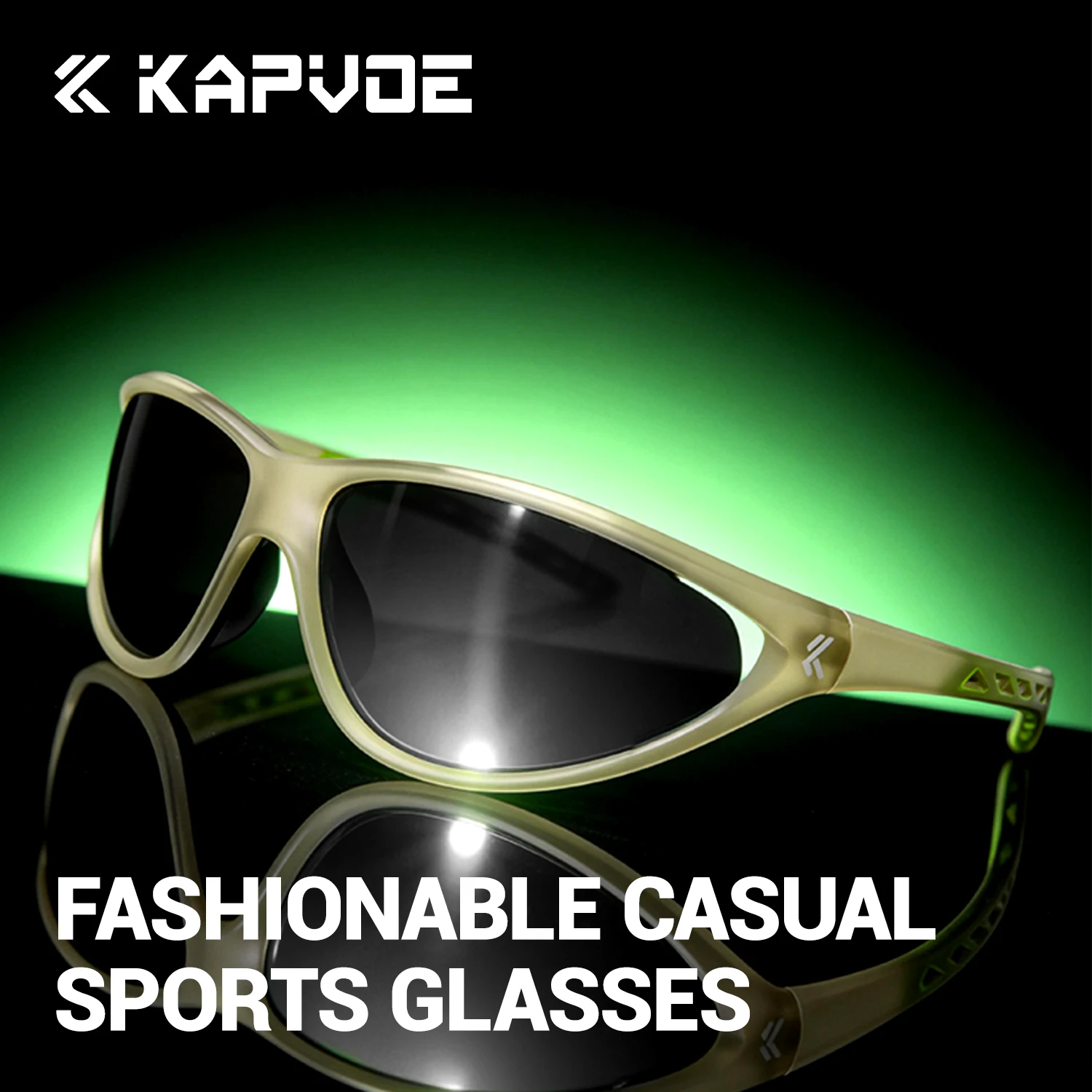 Kapvoe Modische Sonnenbrille für Herren Radsport Rote Photochrome Radbrille Mountainbike-Brille Wanderbrille Sport-MTB-Brille
