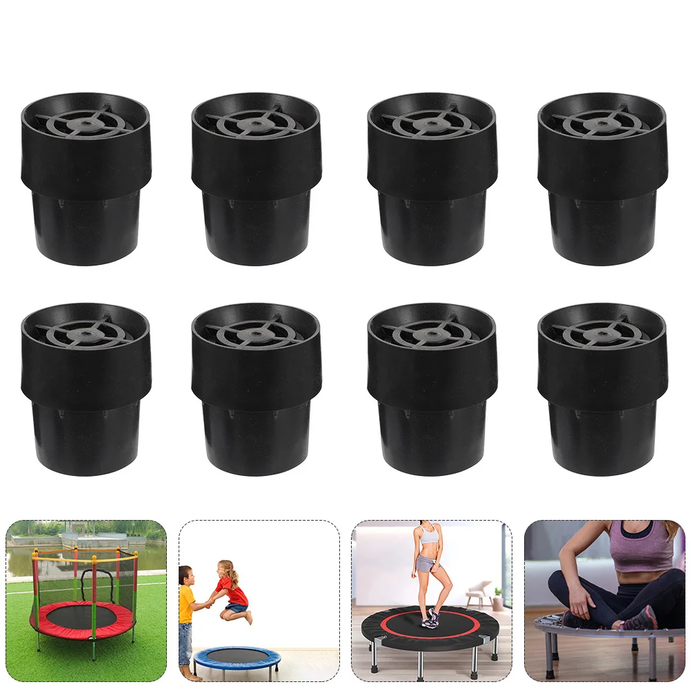 8 Pcs Trampoline Floor Mat Professional Replacement Latex Leg Cover Emulsion Replaceable Parts Caps Accessory