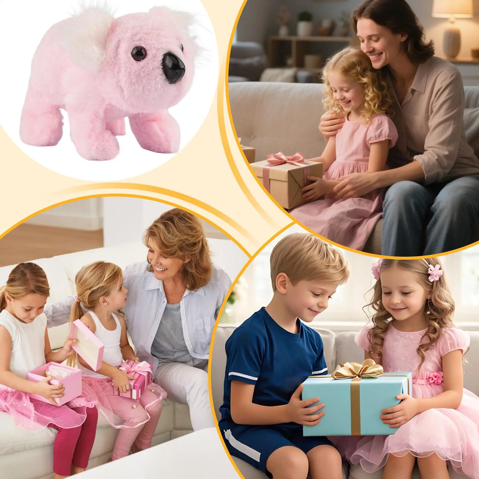 Koala en peluche électrique réaliste apaisant marche saut Koala en peluche électrique pour enfants garçons enfants d'âge préscolaire adolescents salon
