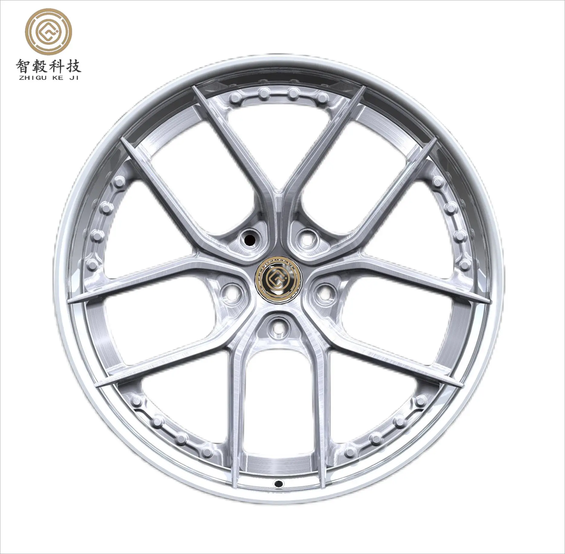 

Customized Forged Alloy Wheels T6061 - 18 19 20 21 22 23 24 Inch 2 Pieces Forged Car Rims for Corvettes C7 C8 - Monoblock Wheels