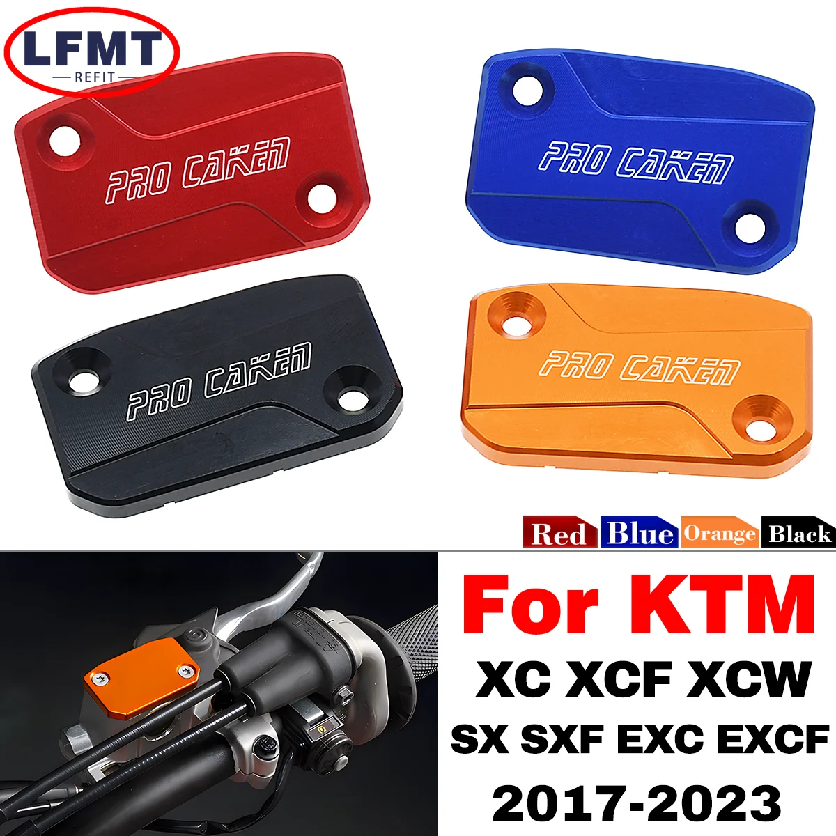 

Front Brake And Clutch Fluid Reservoir Cove For KTM 125-500 EXC EXCF EXCR SX SXF SXR SMR XC XCW XCF XCFW For Husqvarna 2017-2023