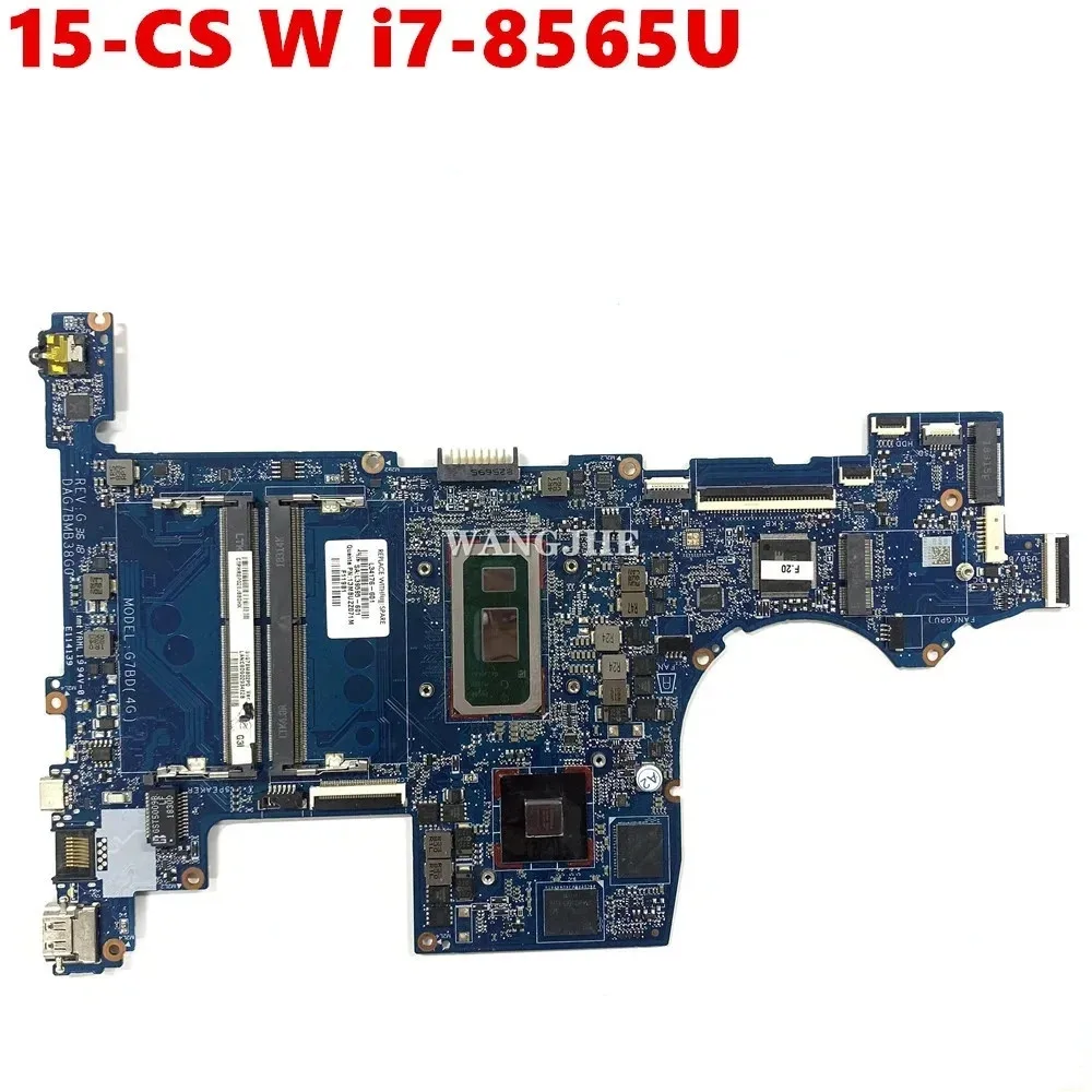 L34176-601 L34176-001 For HP PAVILION 15-CS Laptop Motherboard DAG7BMB38G0 REV: G W/ i7-8565U+MX150 4GB Working Condition