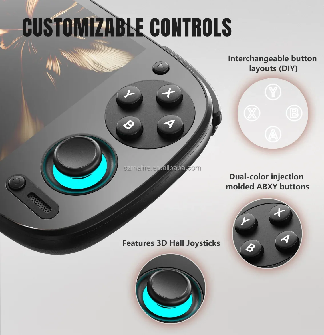 

2025 hot sale Newest Arrival Retroid Pocket 5 Handheld Game Consoles Big 5.5Inches HD Screen Long Stand by Time With 5000mAh Bat