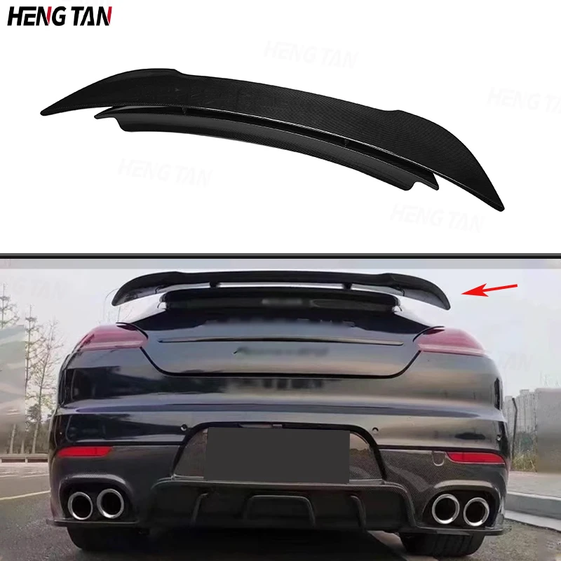 

Carbon Fiber Rear Trunk Spoiler Rear Wing Tail Wing For Porsche Panamera 970 970.1 970.2 2009-2016 Upgrade Body kit