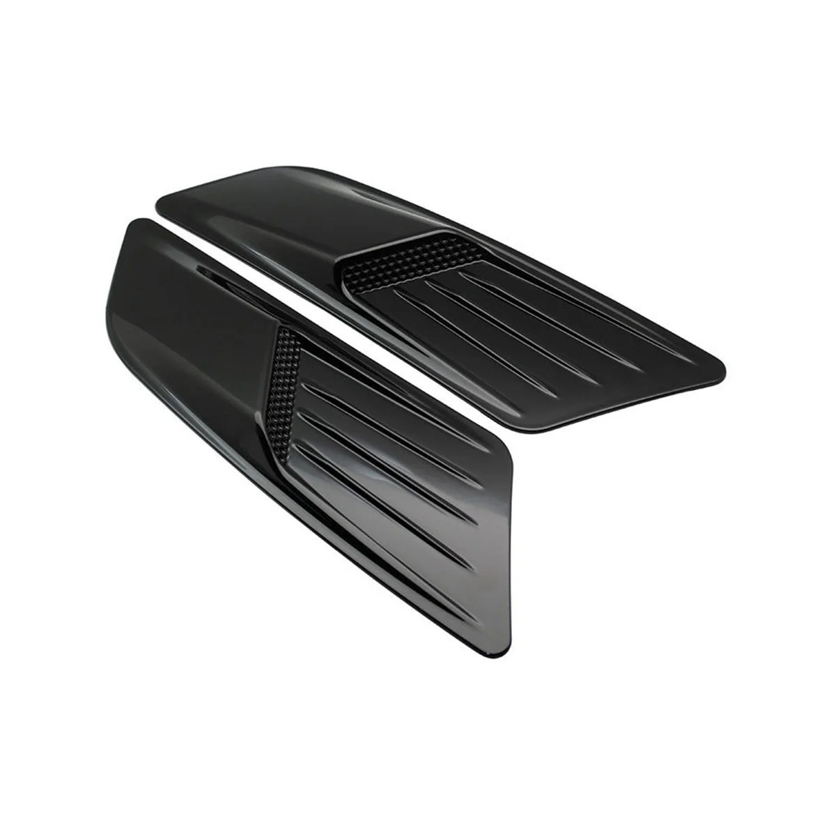 Exterior False Air Outlet Hood Retrofit for Ford Mustang Piano Black