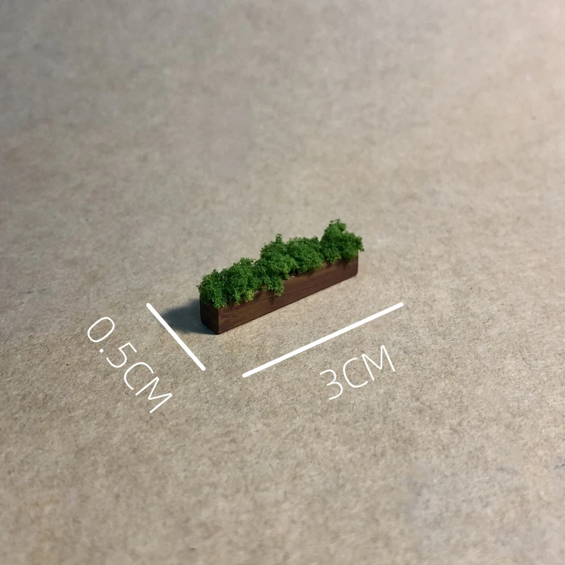 1:64 Diorama Piante in miniatura Miniaturizzazione Simulazione Bonsai Modello di scena Puntelli per garage Accessori per scene di piante in vaso