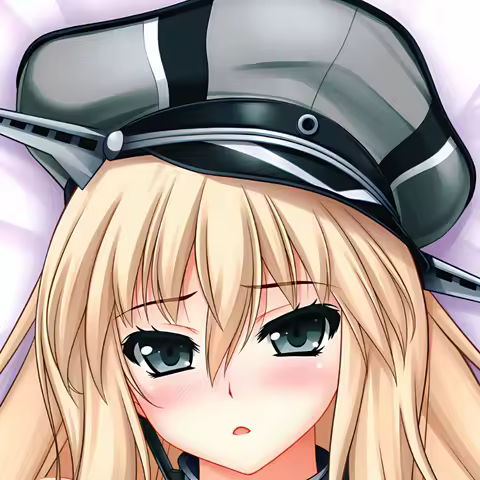 DIY Personalized Anime Bismarck Dakimakura Pillowcase Hugging Body Bedding Pillow Cover Case Double-sided Print