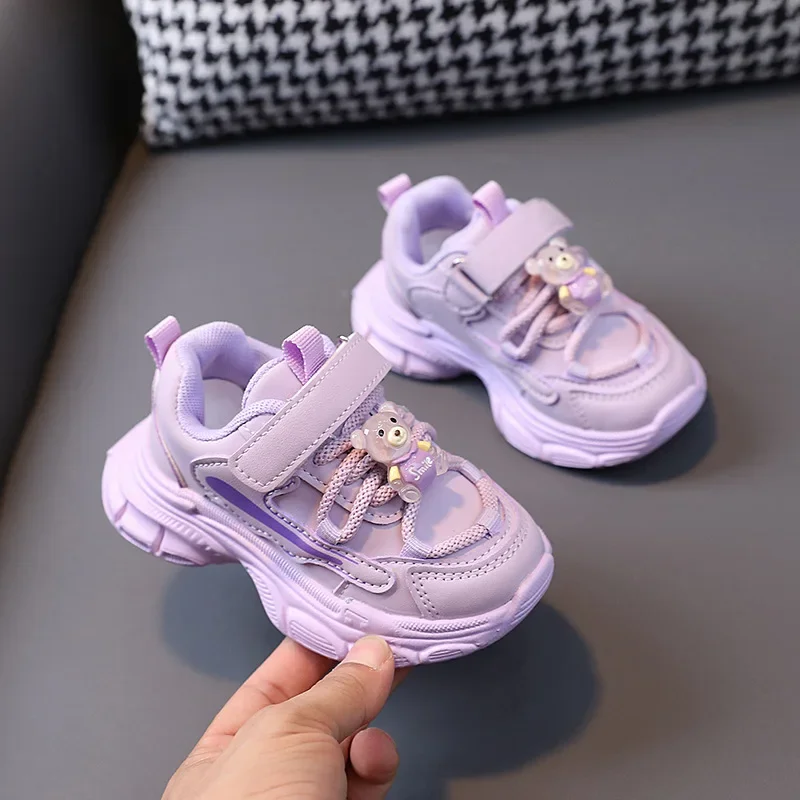 Spring Autumn New Children Sports Shoes Boys Breathable Leather Fashion Shoes Kids Shoes for Girls Baby Shoes Toddler Sneakers