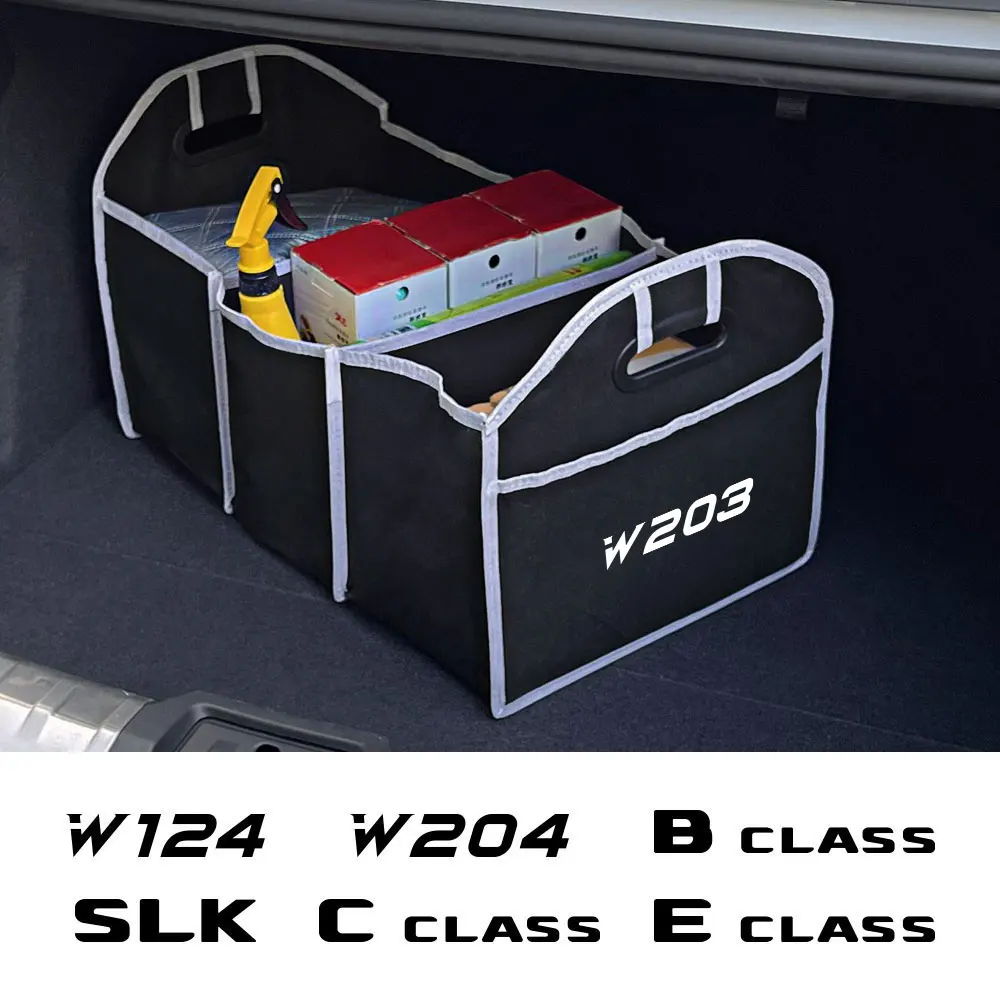 Folding Car Trunk Storage Box Auto Accessories For Mercedes Benz W124 W203 W204 Slk R171 R170 Cla Sl Slc C B E A S Class