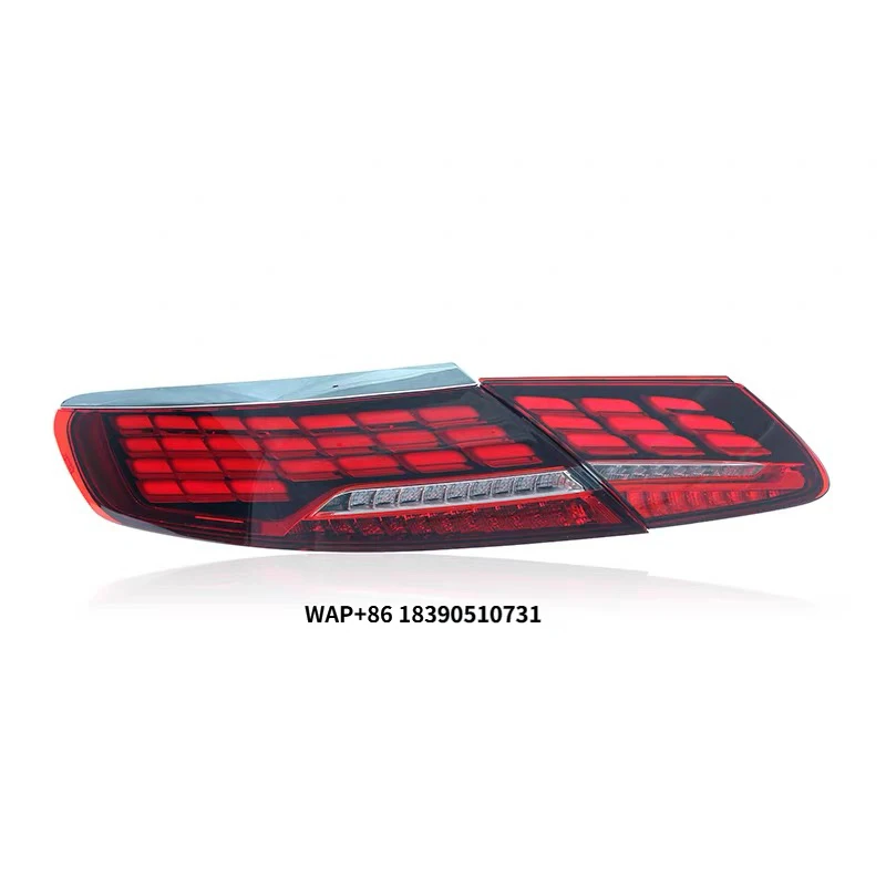 For S-Class Coupe Rear Light Assembly Modification W217 Tail Light with Red Lens New Condition