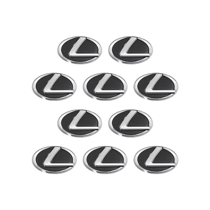 

Car Sticker 14/15MM Car Remote Key Sticker Aluminum Emblem Decoration Decal For Lexus IS250 IS200 CT200h GS300 LS430 RX450h LX57