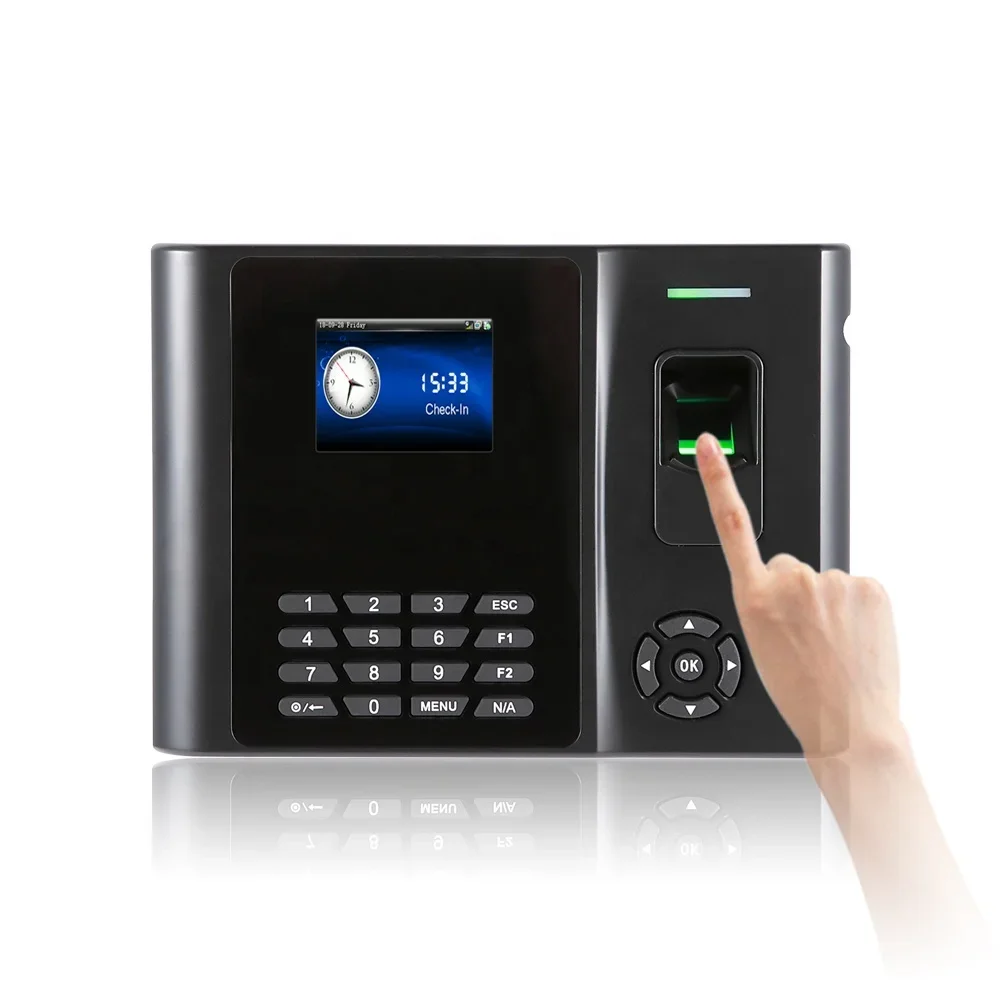 

Fingerprint Biometric Time Attendance System with Battery and Support TCP/IP/USB port