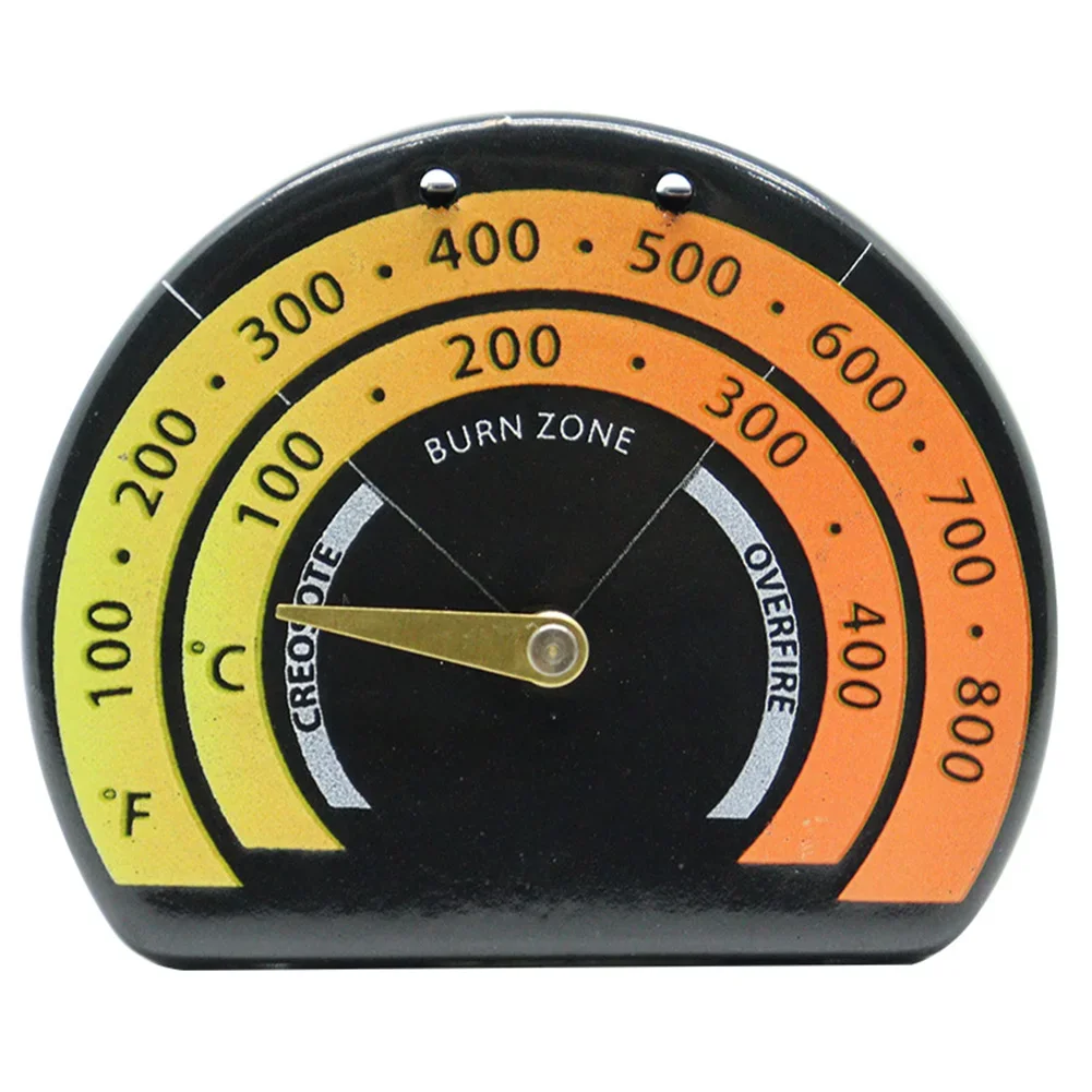 Magnetic Stove Thermometer with Clear Temperature Gauge for Log Burners to Help Optimize Heat and Minimize Wood Waste