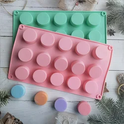 15 Holes Chocolate Pudding Mould Silicone Cake Mold Baking Pastry DIY Muffin Mousse Ice Creams Biscuit Cake Decorating Mold Too