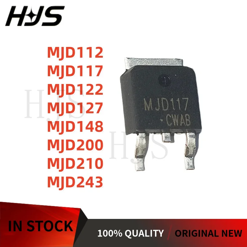 10PCS MJD148 MJD117 MJD112 MJD122 MJD210 MJD200 MJD243 MJD127 TO-252 Transistor Brand New In Stock