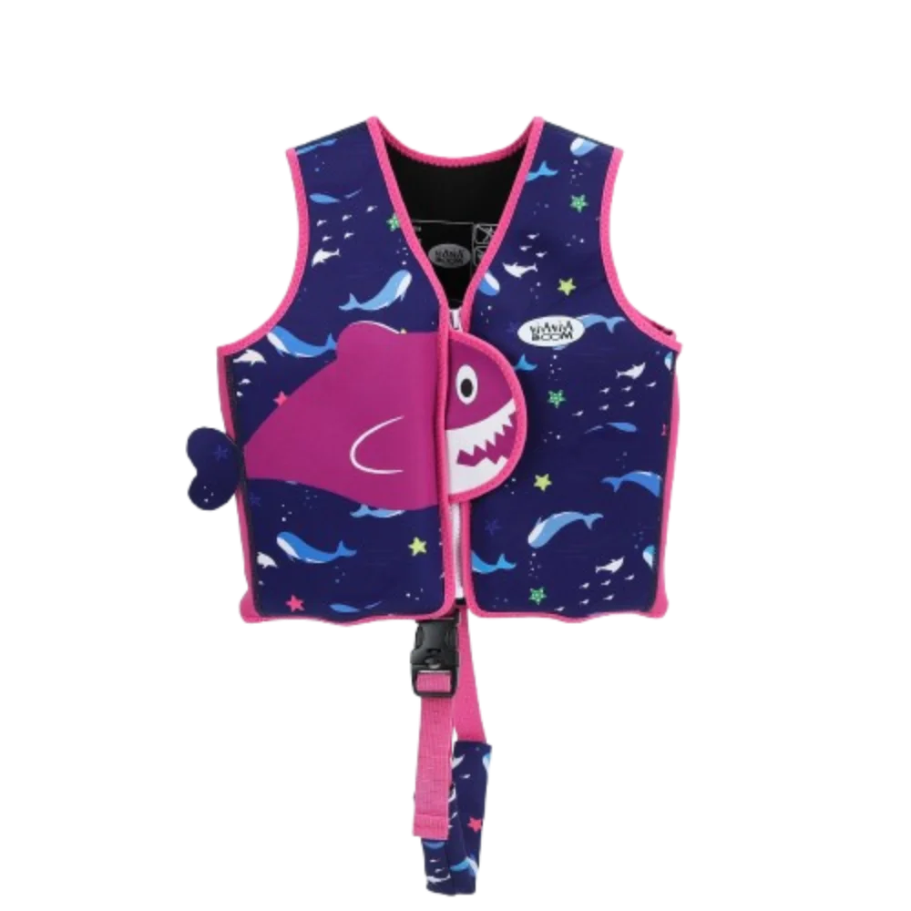 Not Falling Off Child Buoyancy Vest Anti Rollover Stable Baby Swimming Jackets Cartoon Adjustable Floating Vest Summer
